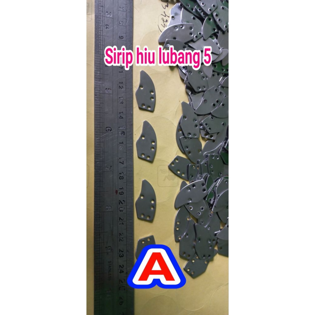 plat HS bahan utk pembuatan umpan vibra 10pcs