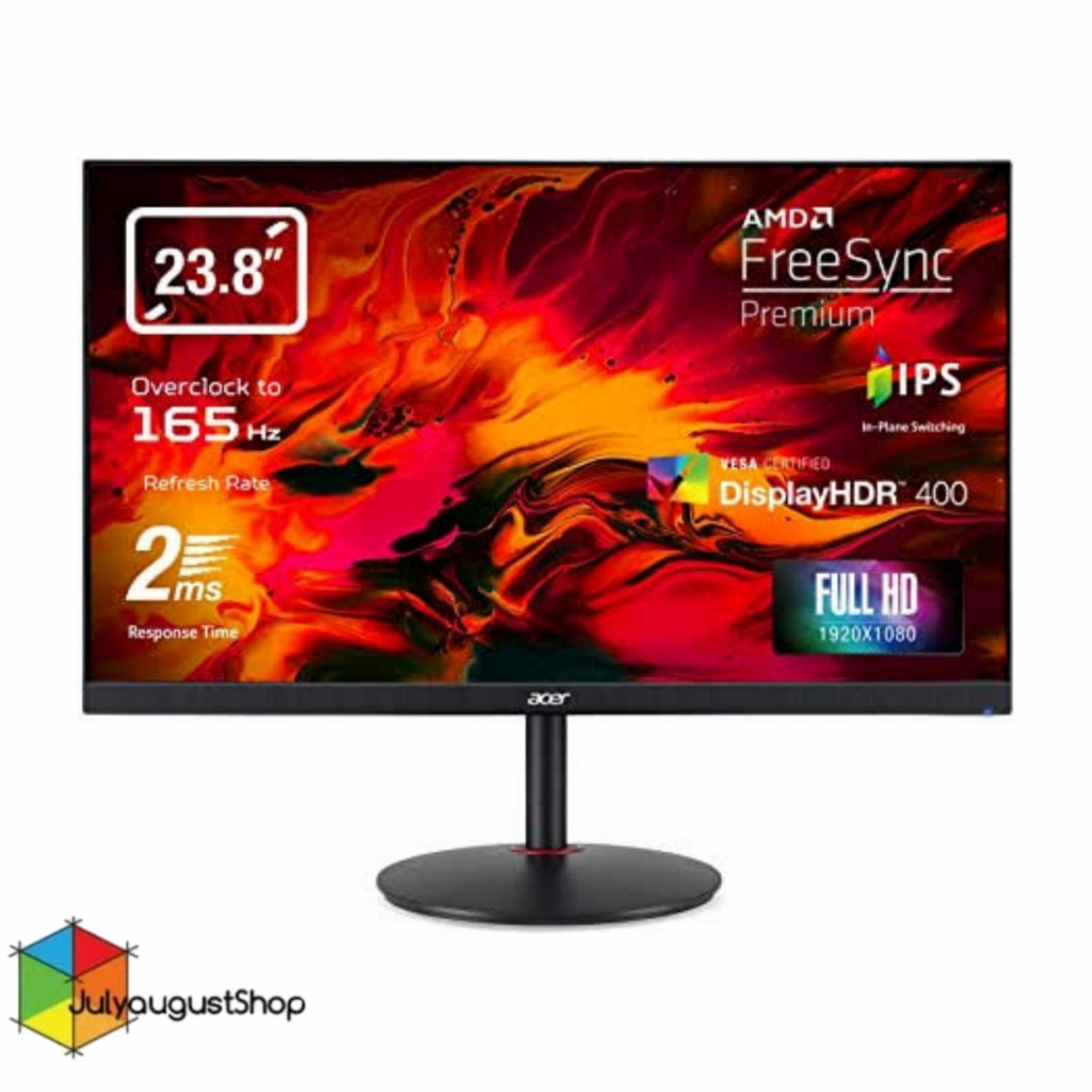 Acer 24" XV242YP - FHD IPS 165Hz DP HDMI Gaming Monitor BATAM