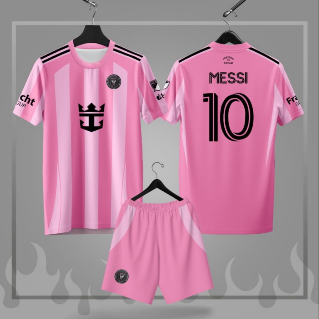 Jersey anak intermiami home away anak musim 2025/2026 jersey desain full printing baju jersey bola a