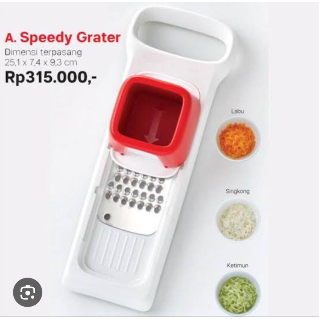 Speedy Grater Tupperware