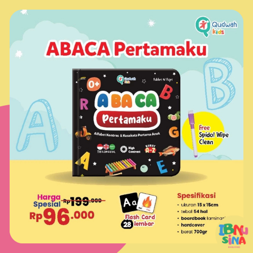 [PROMO] Al Qudwah - [AlQudwah] Abaca Pertamaku || Abcd Pertamaku || Alfabet pertama anak || Huruf pe