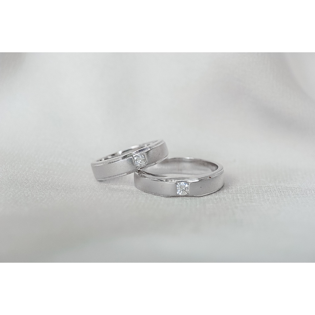 Cincin kawin berlian / cincin nikah / cincin pernikahan berlian - DRF00220/DRF00221 - KGdiamond