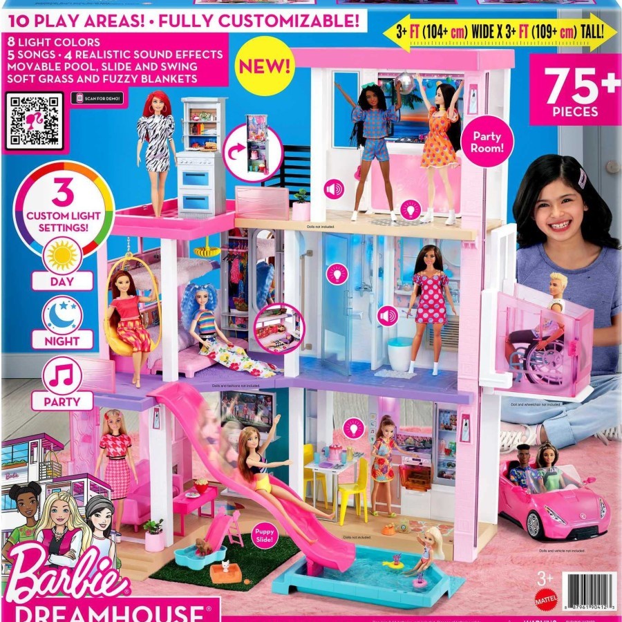 Barbie Dreamhouse Dollhouse Rumah Barbie Dream House - DreamHouse 75+
