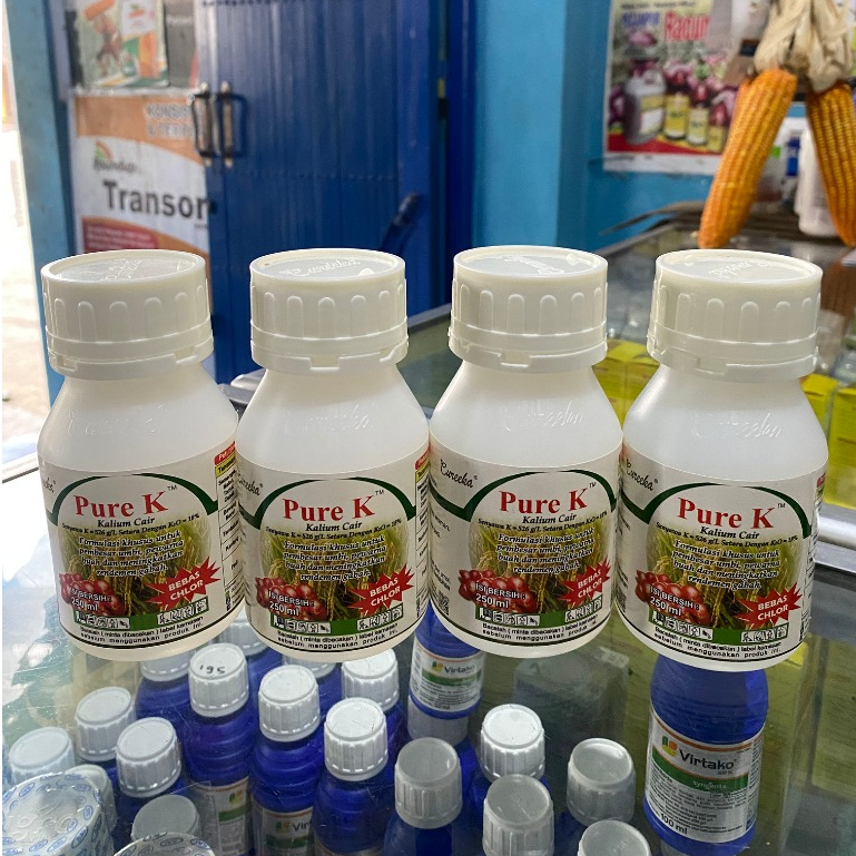 Pure K 250ml – Pupuk Kalium Cair Murni untuk Pembesaran Buah & Umur Panen Lebih Cepat