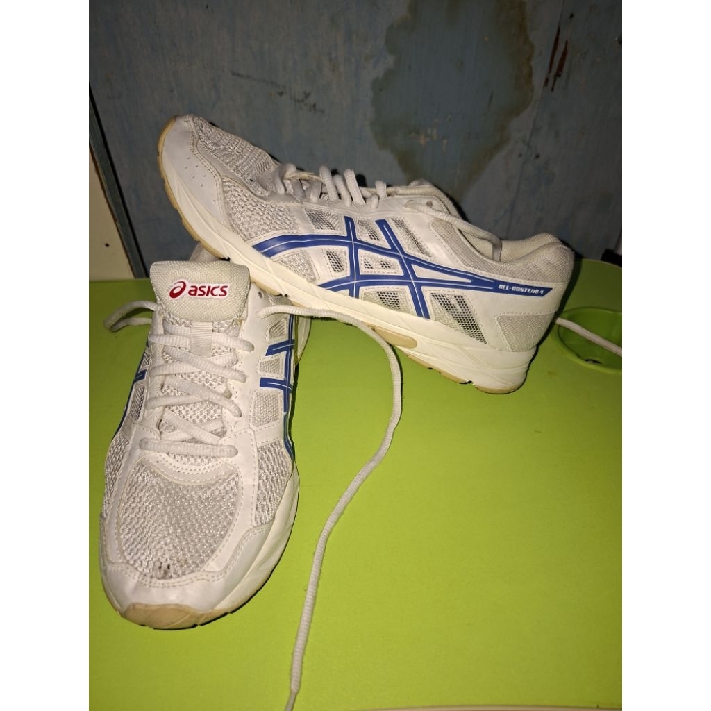 Sepatu Asics Gel Contend 4 Original white blue