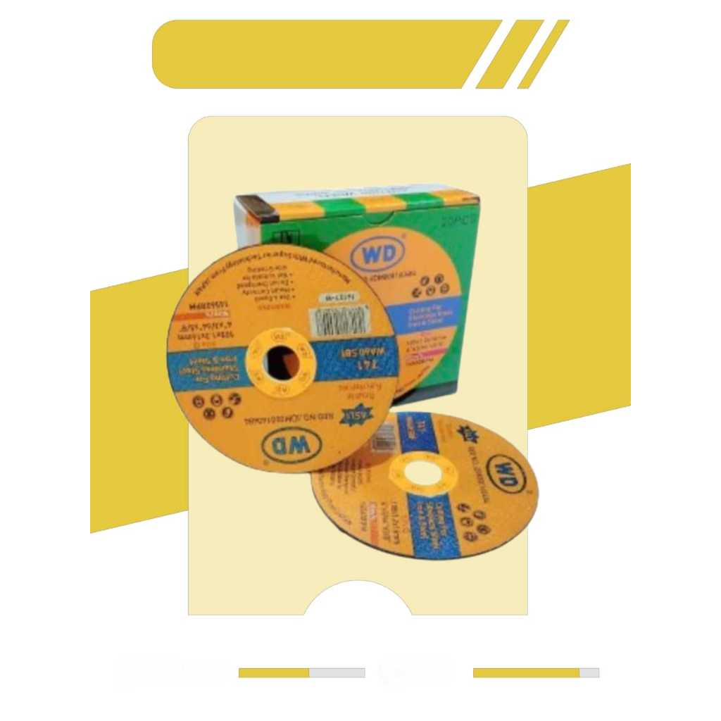 [ GROSIR 1 KOTAK ISI 20PCS ] CUTTING WHEEL WD/MATA GERINDA WD/BEJI POTONG BESI KAYU WD/ CUTTING WD..