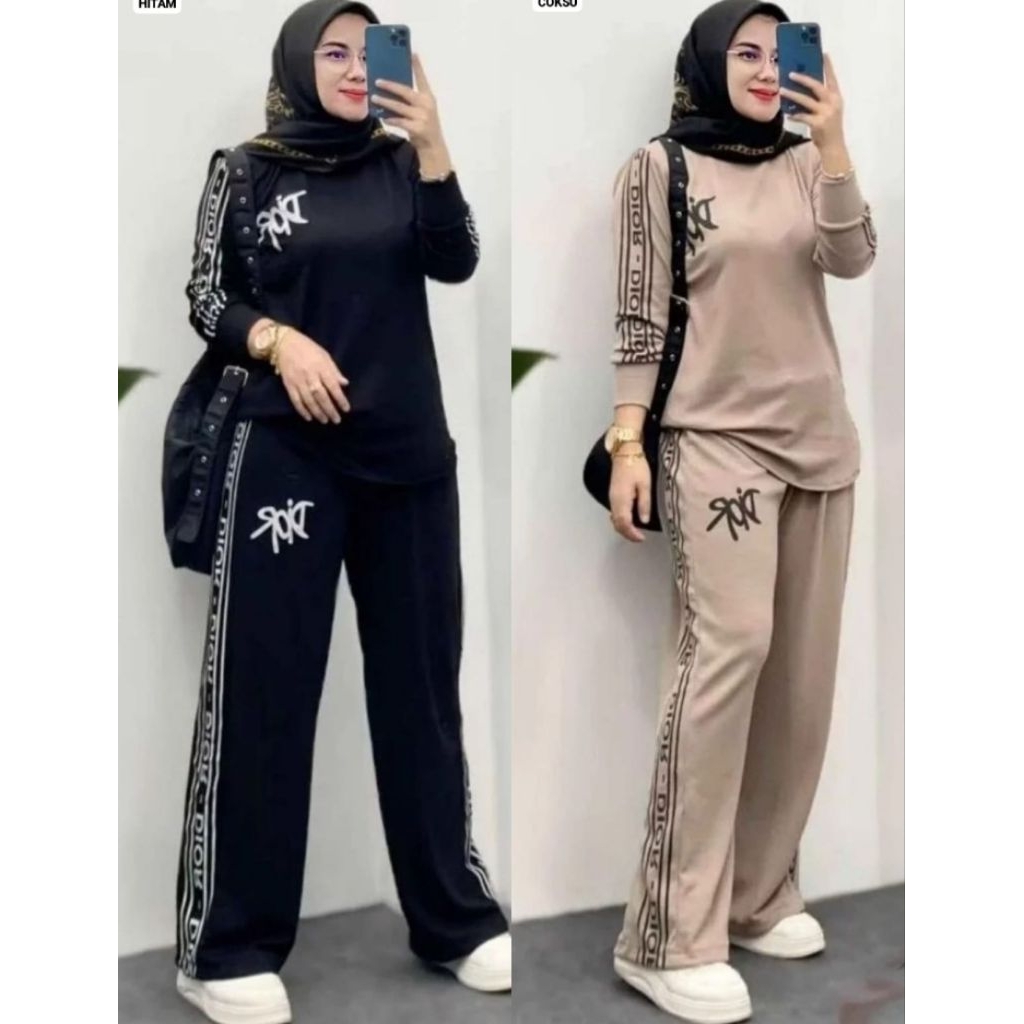 BAJU SETELAN WANITA PREMIUM | BAJU SETELAN WANITA BRANDED DIOR