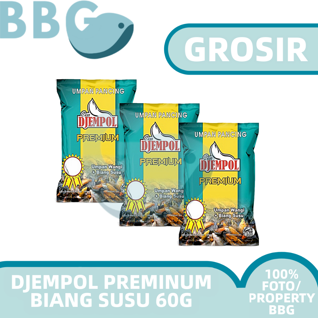 BBG GROSIR UMPAN PANCING IKAN DJEMPOL PREMIUM WANGI BIANG SUSU