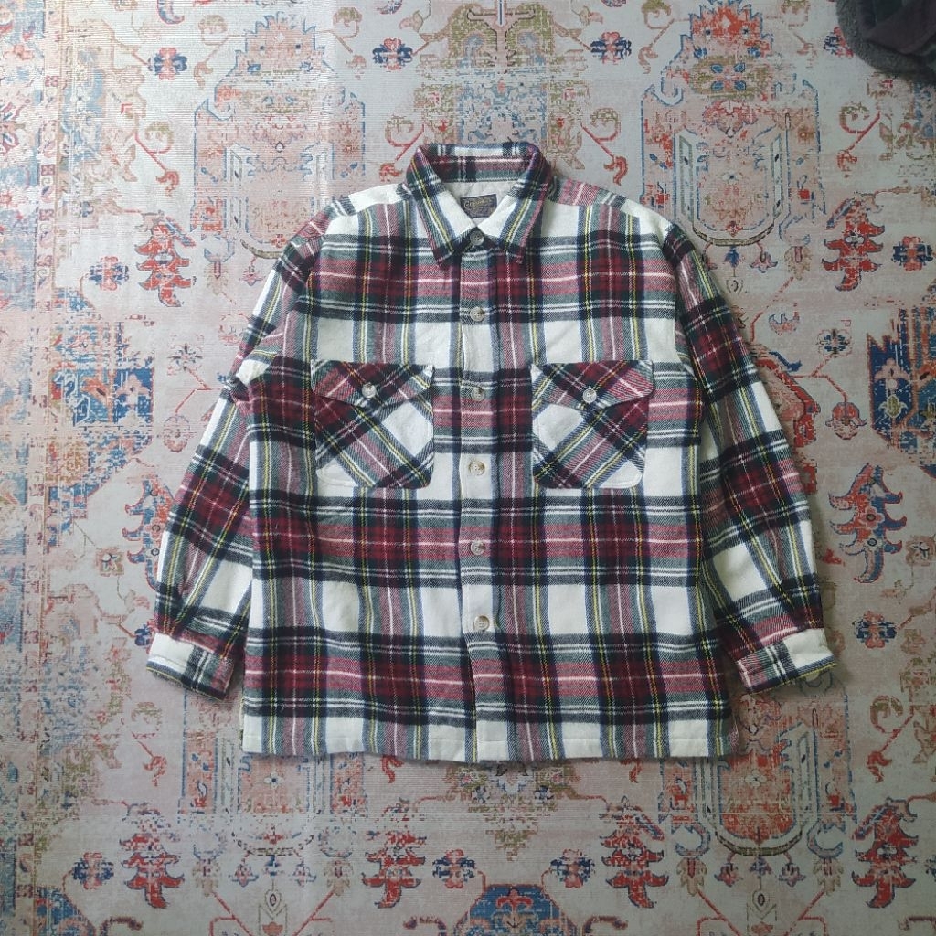 Geronias Tartan Wool Outer, Flannel Jacket, Flannel Outer, Tartan Jacket, Plaid Jacket, Woll Jacket