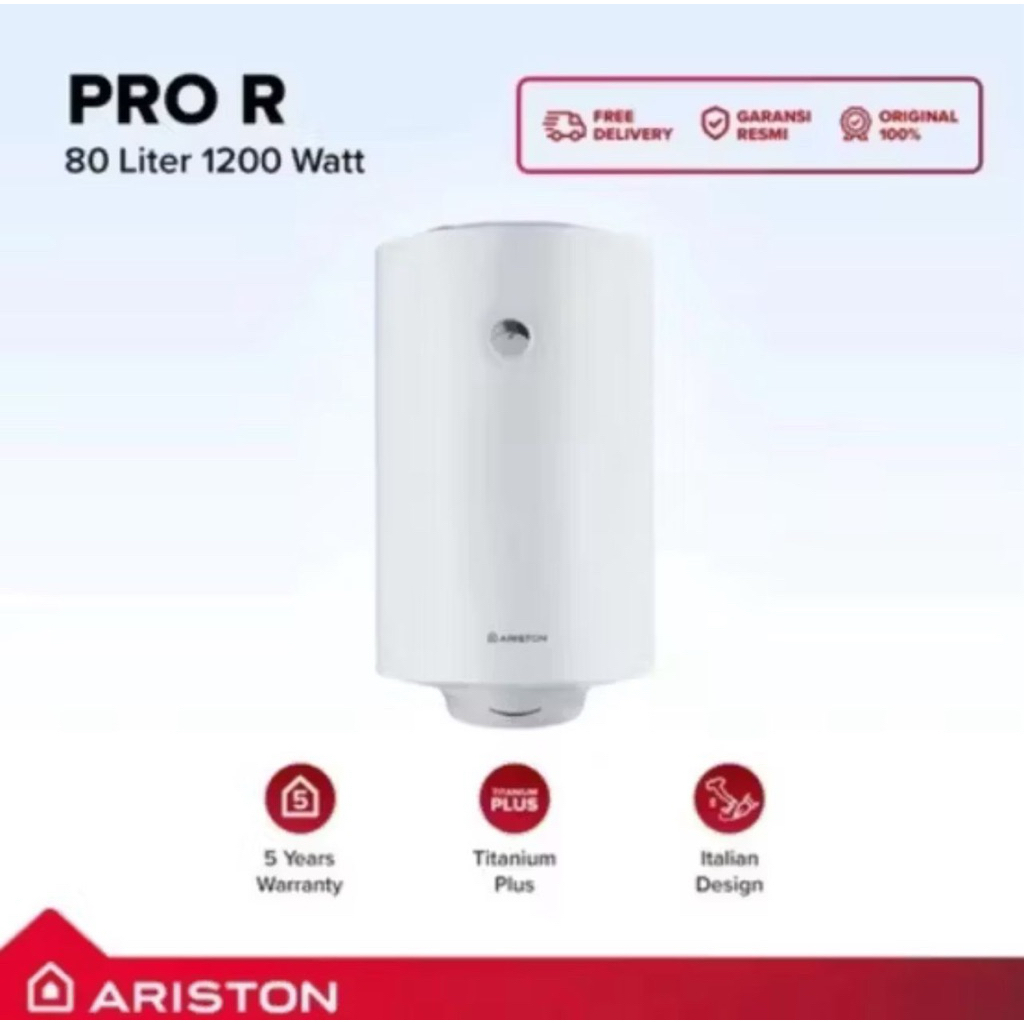 (Nego) Water Heater Mesin Pemanas Air Ariston Pro 80L New