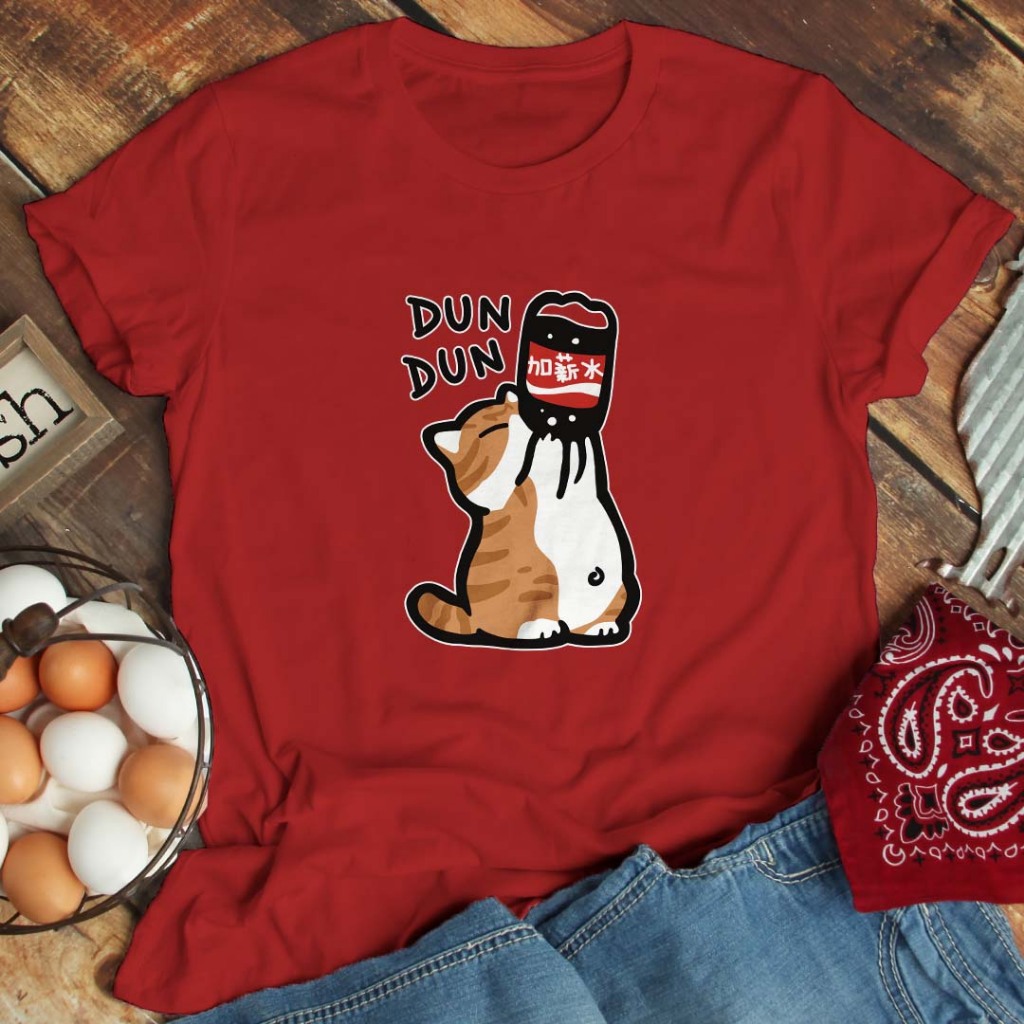 KAOS DUN DUN KUCING MINUM SODA