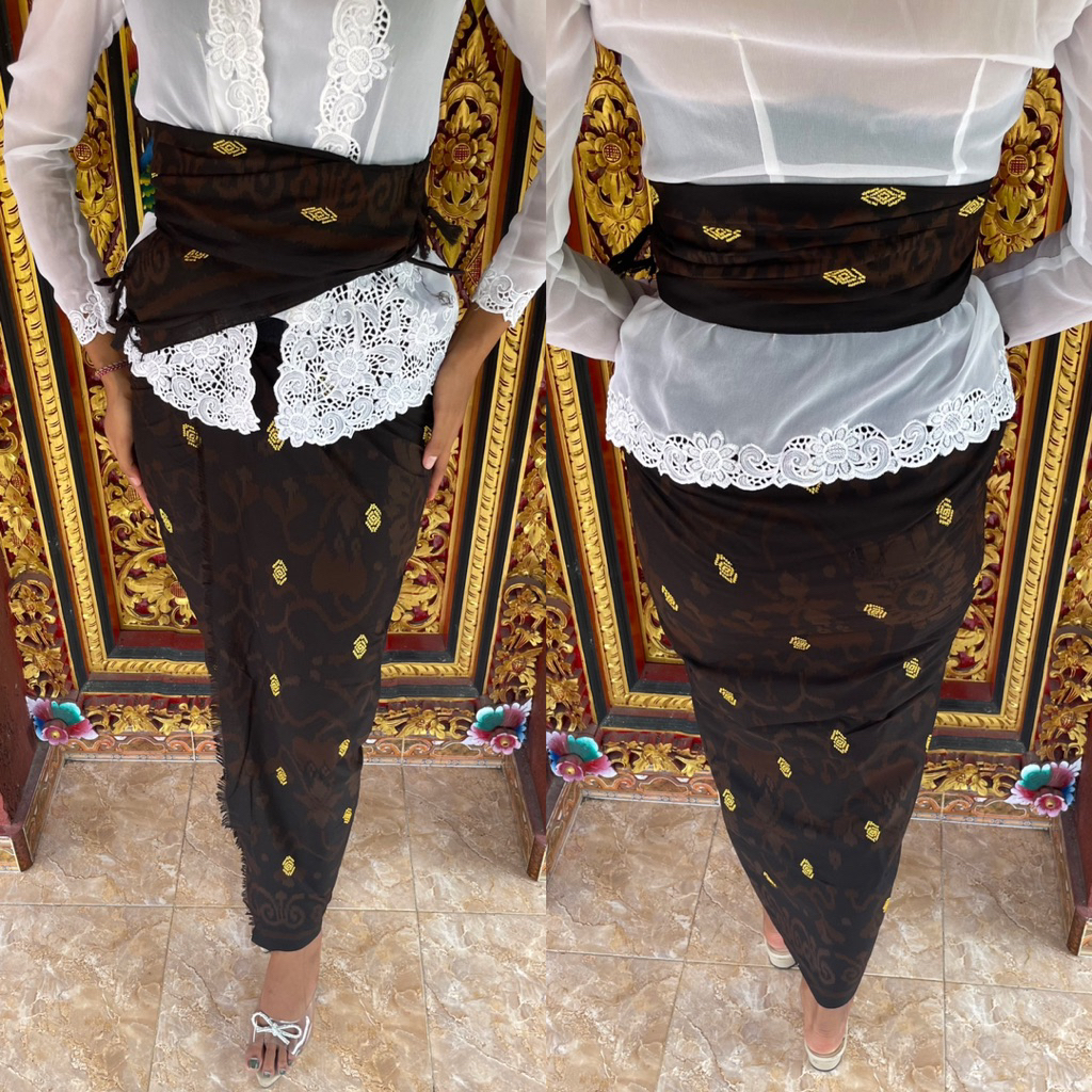 Kamen Endek Kantun Semi Mastuli Set Selendang