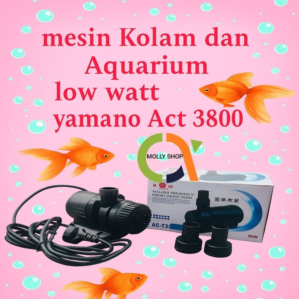 Mesin Kolam Ikan Yamano ACT 3800 Pompa Air Aquarium