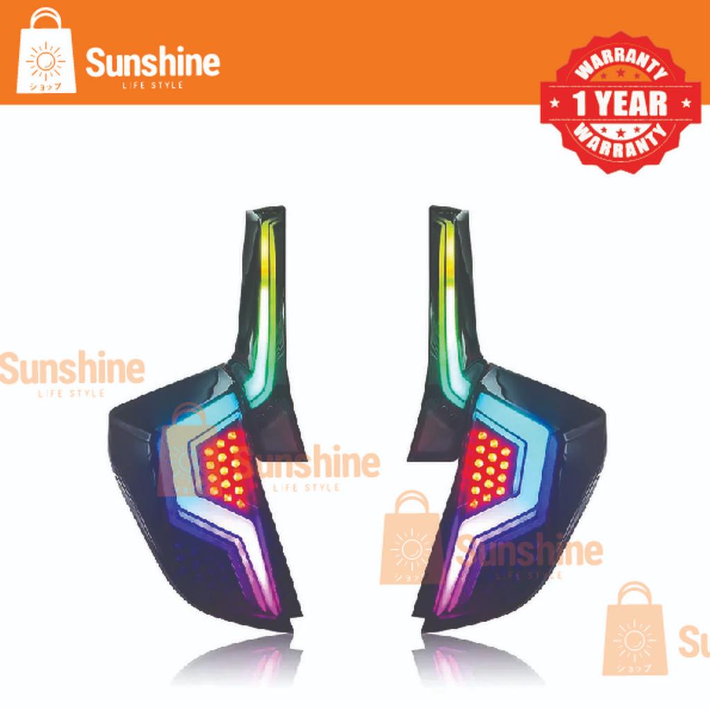 STOPLAMP STOP LAMP HONDA JAZZ GK5 HONEYCOMB RGB LIGHT BLUETOOTH