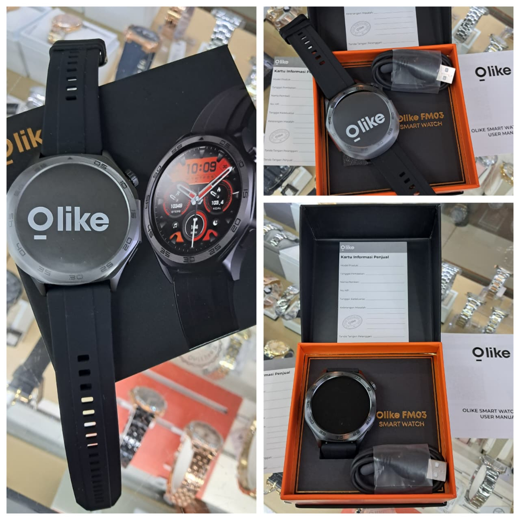 JAM TANGAN OLIKE FM03 / SMARTWATCH OLIKE FM03 ORIGINAL SMARTWATCH PINTAR