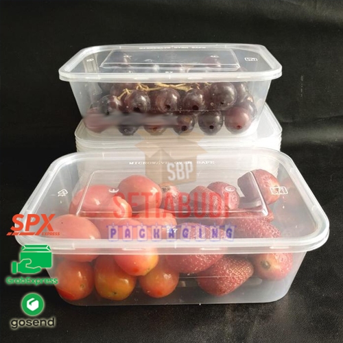 (Luar Kota) DM PER 1 Dus Thinwall Persegi Panjang / Thinwall Rectangel / TW Rect Besar 500,650,750,1