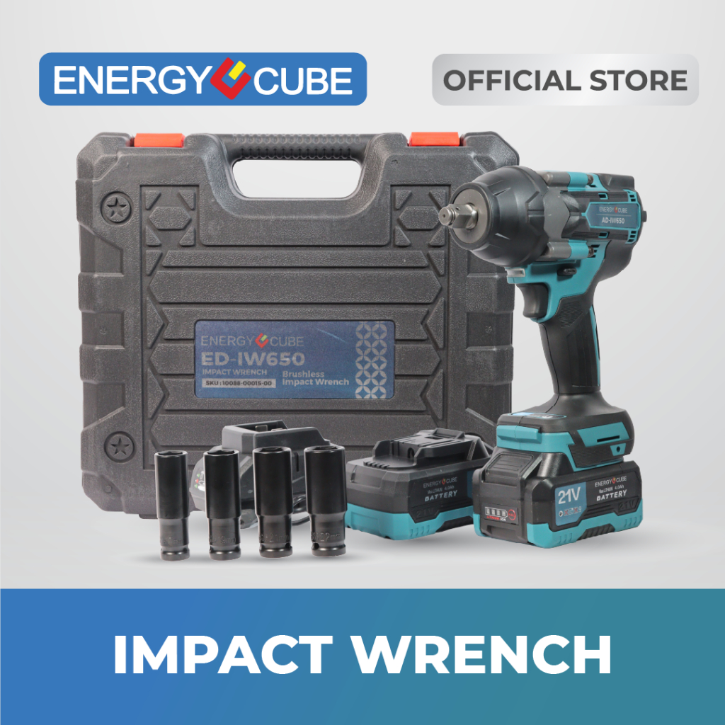 ED-IW650 IMPACT WRENCH CORDLESS 650Nm ENERGY CUBE