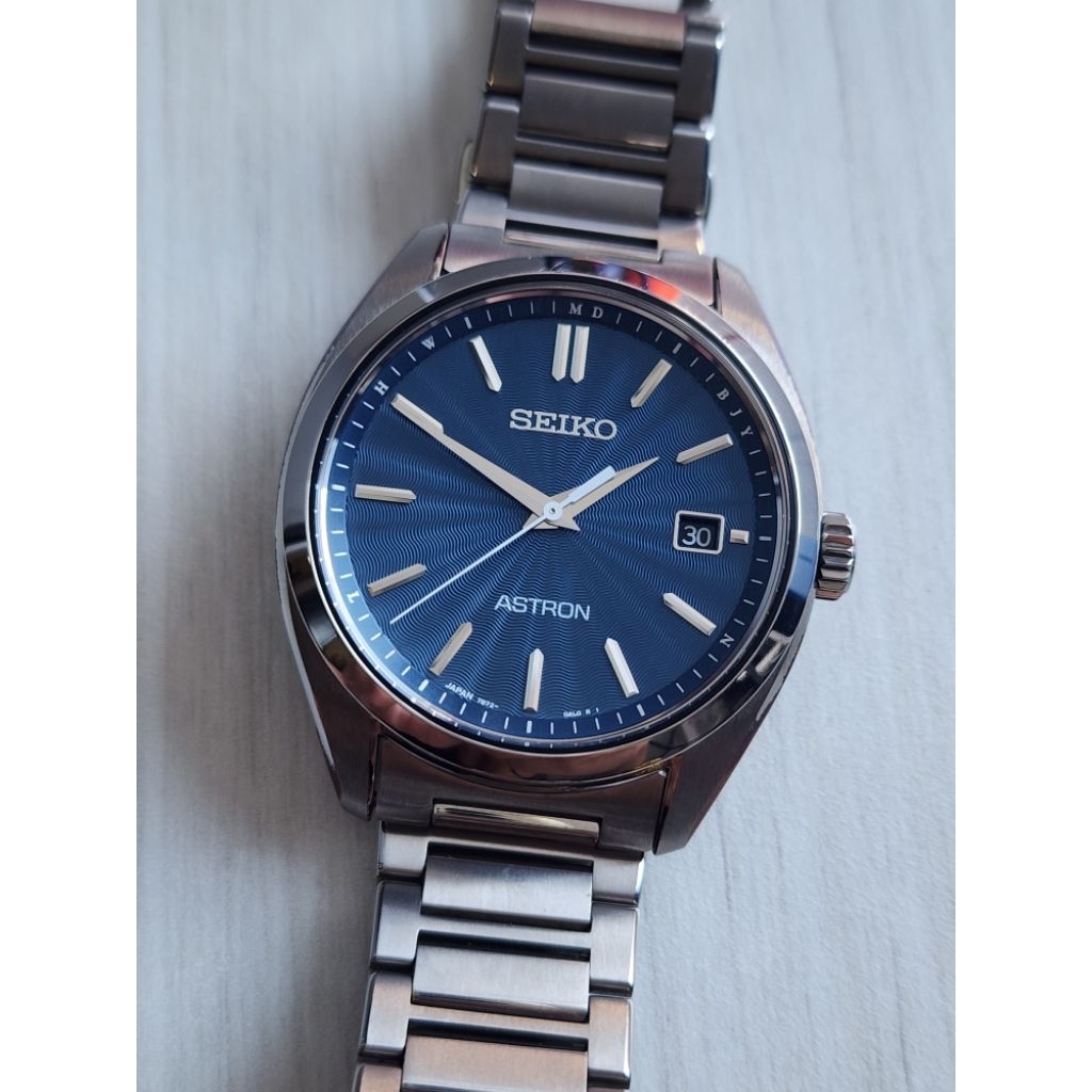 Seiko Astron Titanium Radio Wave Control SBXY031 Blue Dial JDM Made In Japan
