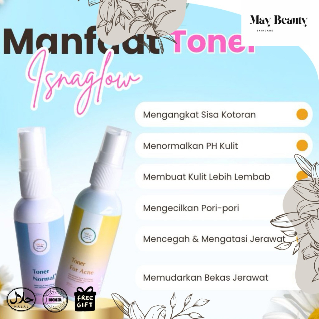 ISNA GLOW SKINCARE Paket Basic Paket Platinum Paket Mini Basic Acne Series Serum Saffron Day Flova S