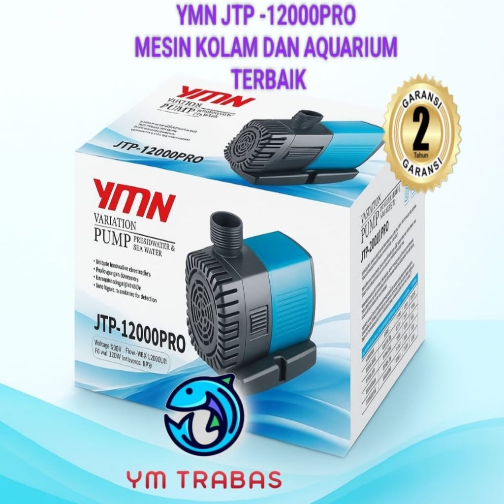 Mesin Kolam Dan Aqaurium JTP 12000 Low watt