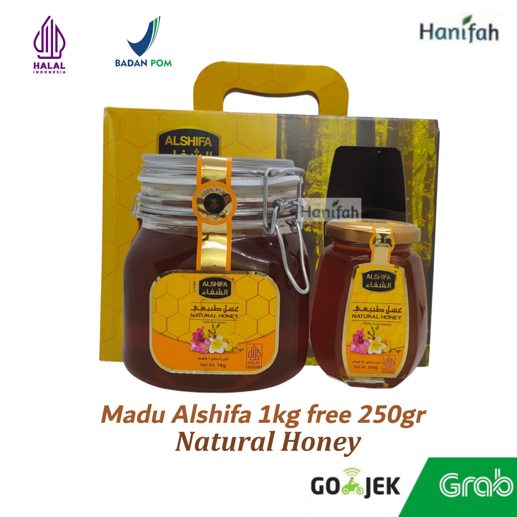 Madu Alshifa 1kg free 250gr Original