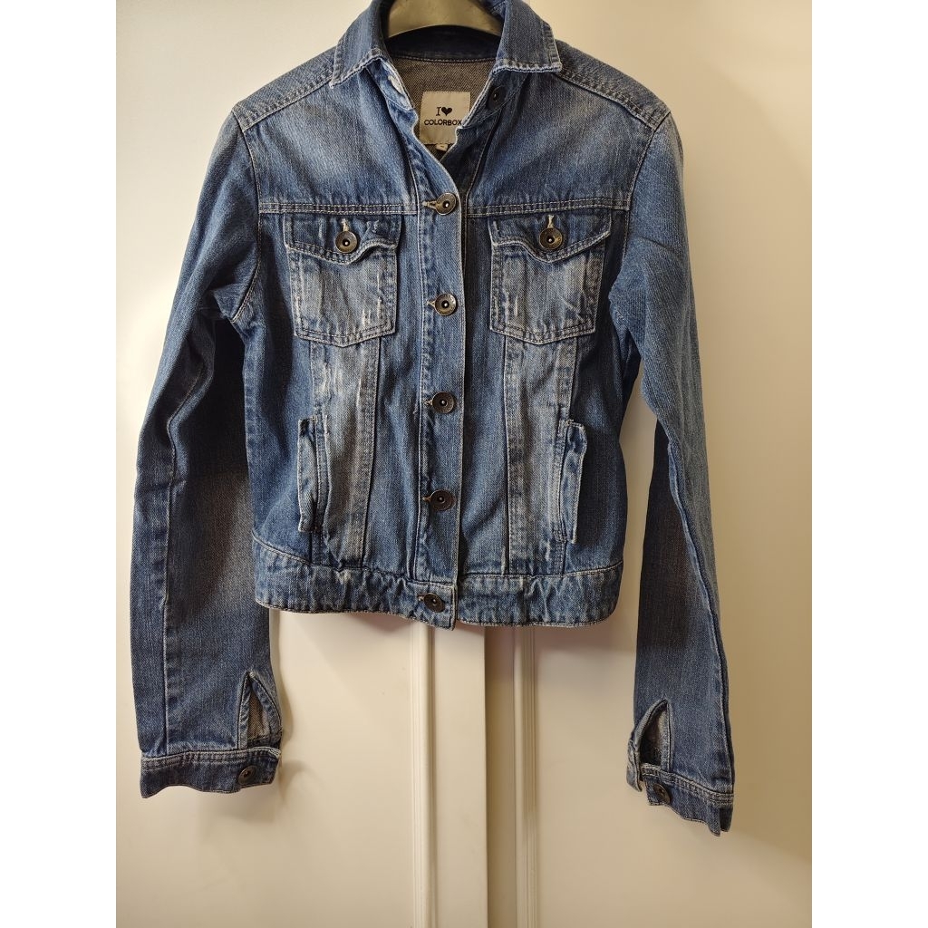 JAKET JEANS COLORBOX