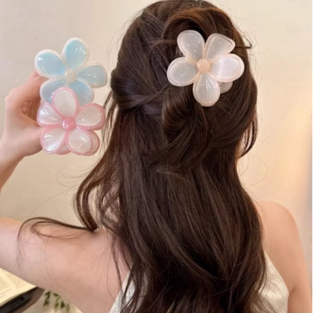 Jepitan Rambut Bunga Besar murah