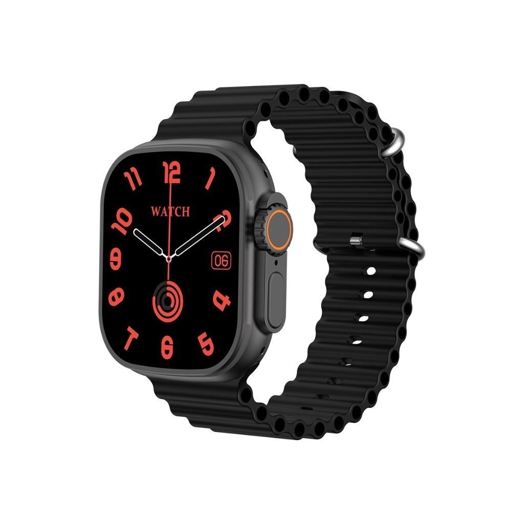 Smartwatch infinite Watch Ultra 9 Pro 46mm Black Second Fullset Original (Bonus 3 Strap Tambahan) | 