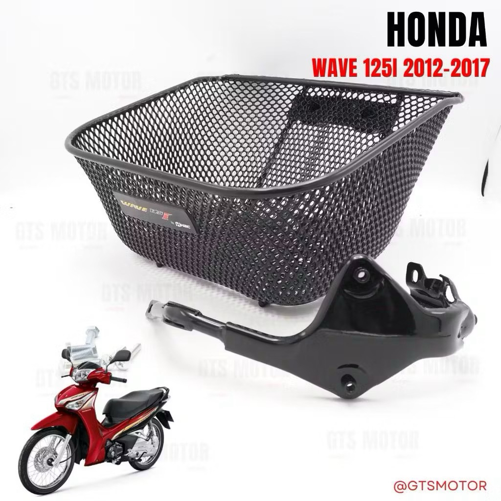 Keranjang Wave 125 helm in + bracket
