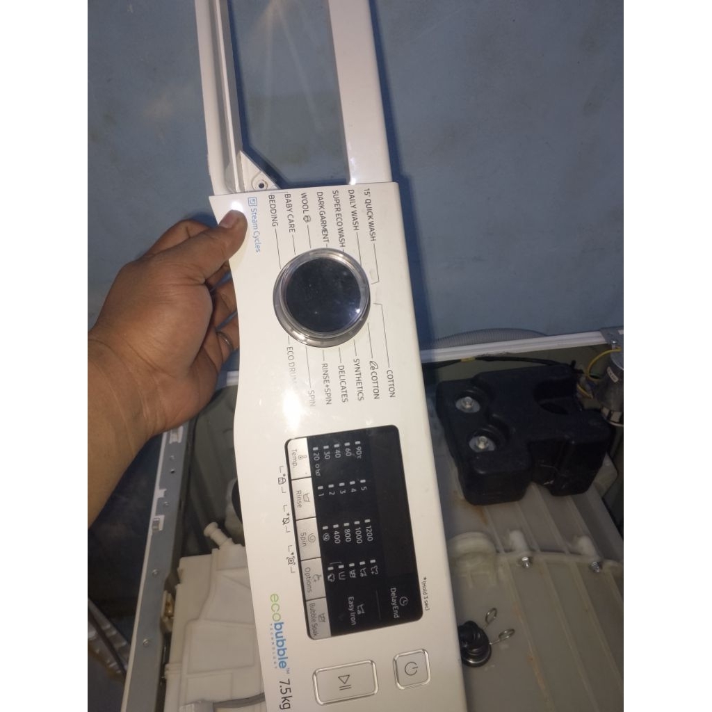 modul mesin cuci Samsung inverter 7,5kg eccobbule pintu Doraemon