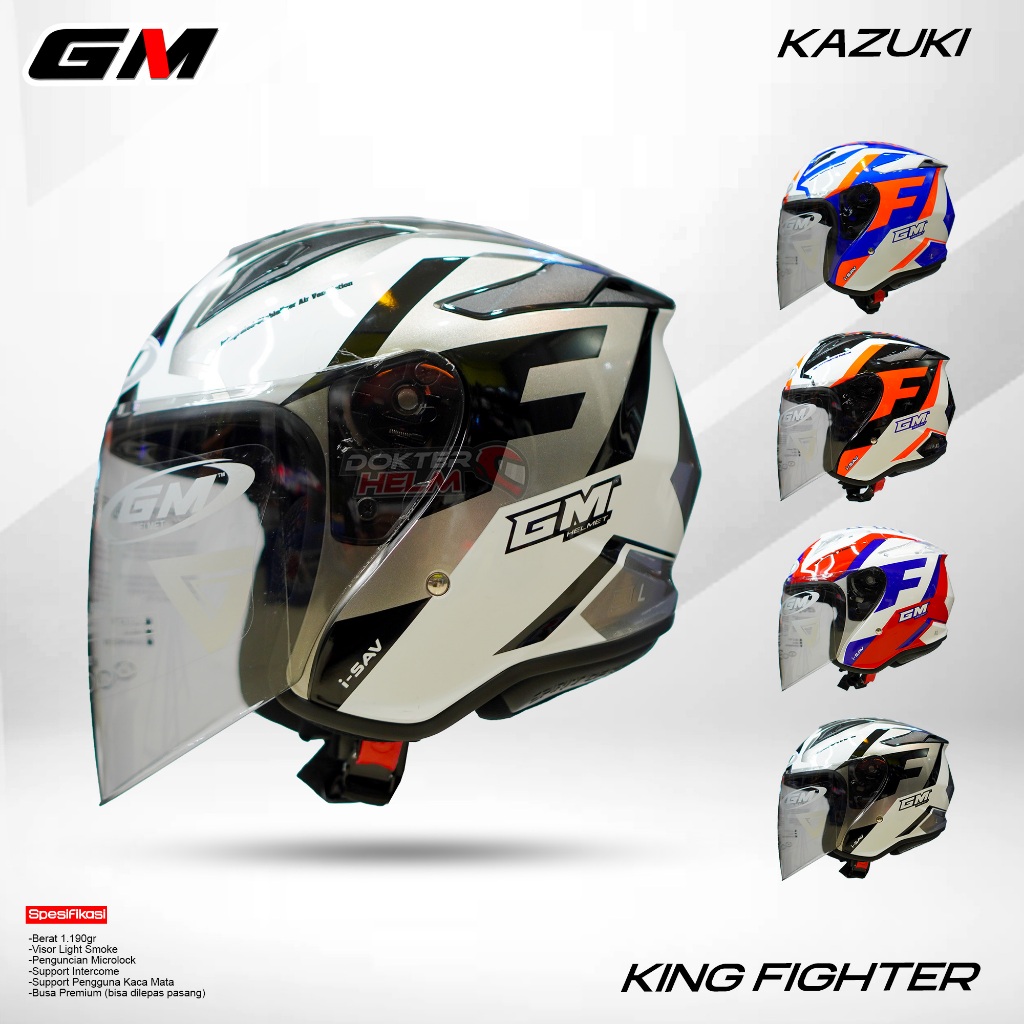 GM KING FIGHTER MOTIF KAZUKI ORIGINAL - HELM GM