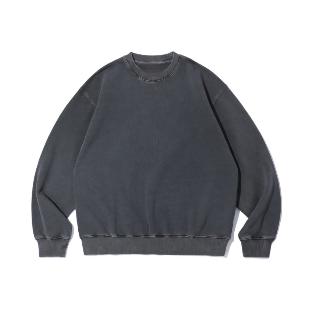 Musinsa - Soverment Greywash Crewneck Boxy 2000s