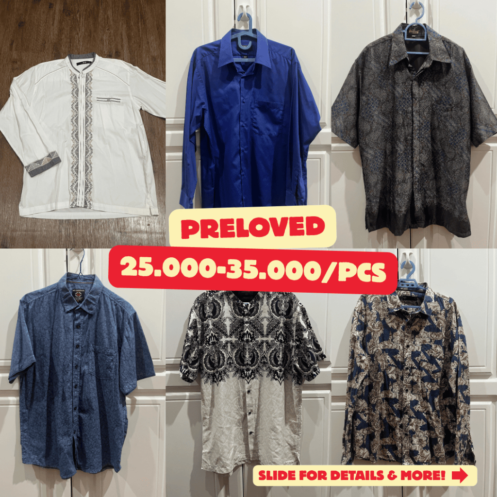 PRELOVED Kemeja/Koko Pria