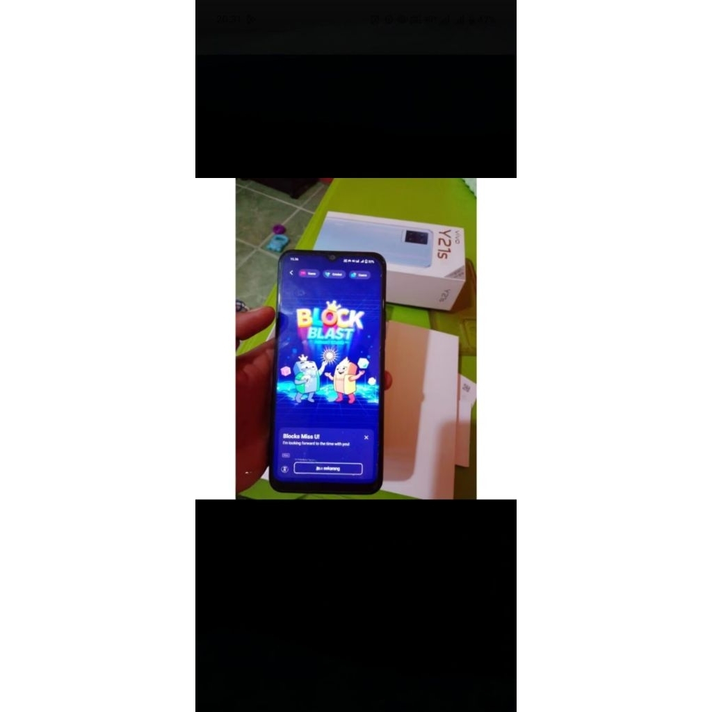 vivo y21 second ram 4