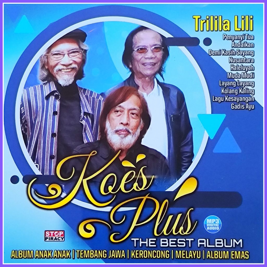 Kaset MP3 Audio 160 Lagu Pop Nostalgia Koes Plus Album Kenangan Pilihan Terpopuler