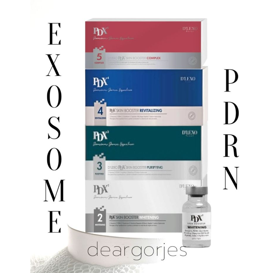Garansi Original  All Series PDX2 PDX3 PDX4 PDX5 Serum Exosome + PDRN whitening acne jerawat anti ag