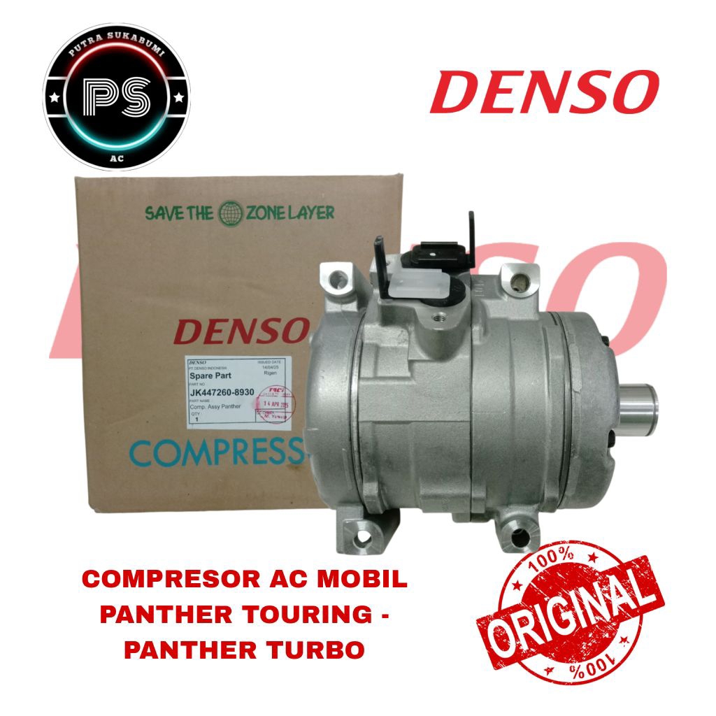 COMPRESOR KOMPRESOR AC MOBIL PANTHER TOURING PANTHER TURBO ORIGINAL DENSO