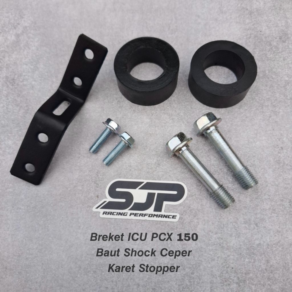 Breket ICU PCX 150 bracket isiu Karet Stopper Anti Jedug Baut Shock Depan Ceper motor pcx150