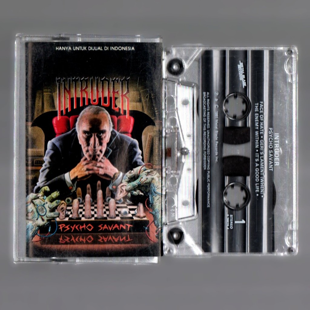 Kaset Pita Band Barat - Intruder // Psycho Savant - Tape Tested
