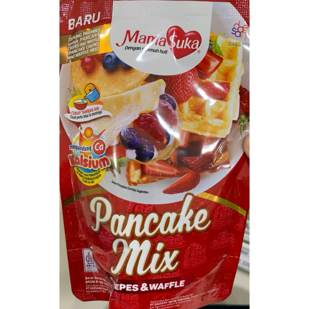 pancake mix mama suka halal