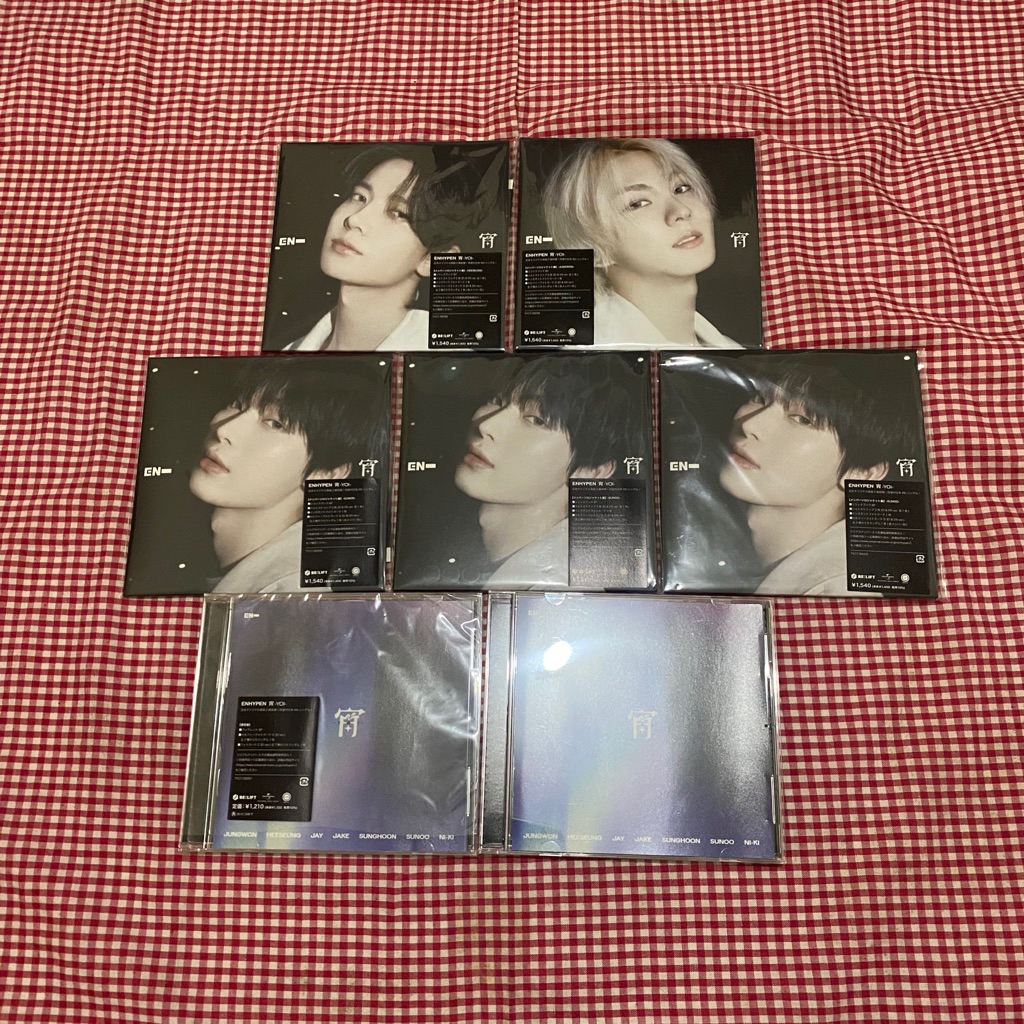 READY STOCK - FIX Member Album ENHYPEN JAPAN 4th Single Solo Jacket Soljack Engene Ver Fullset Jungw