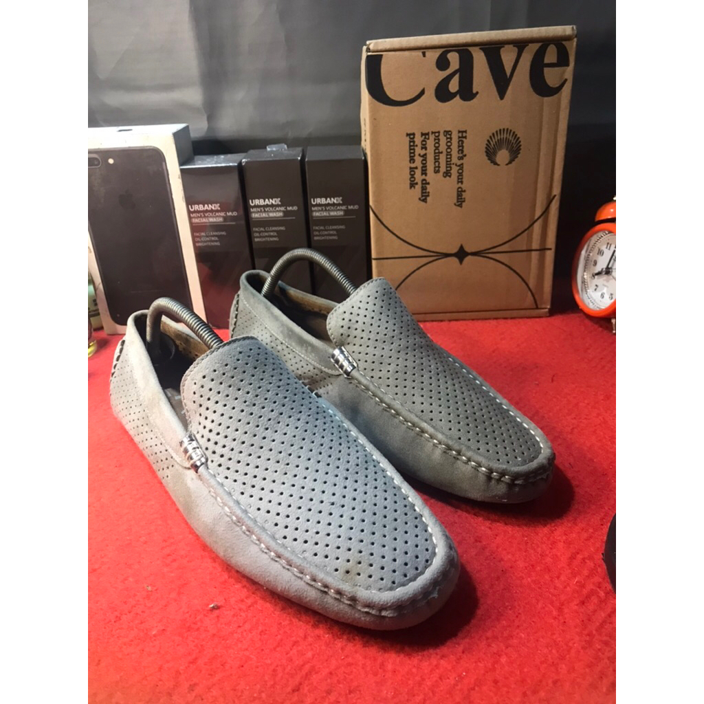 sepatu kulit fantovel slip on jackson size 42 made in china
