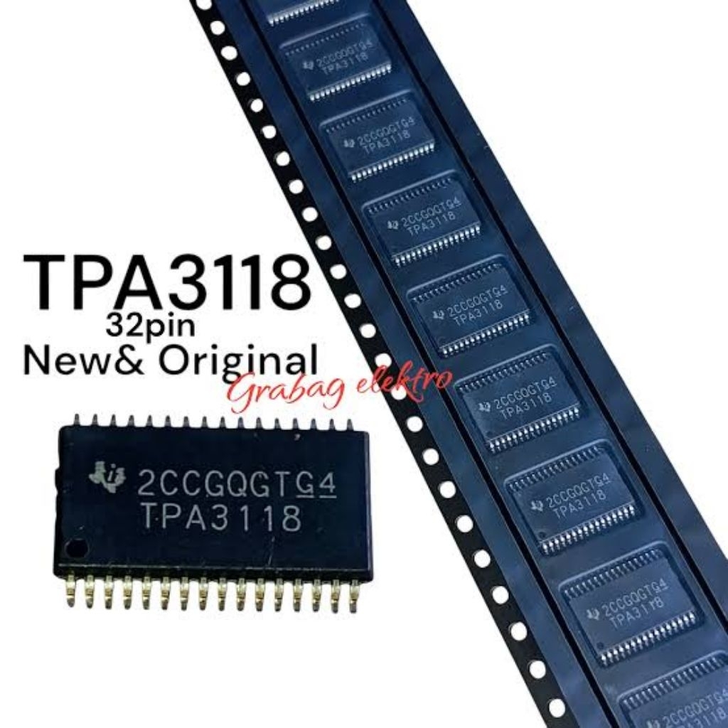 TPA3118D2 TPA3118 Amplifier IC MCU SOP-32 Asli new original