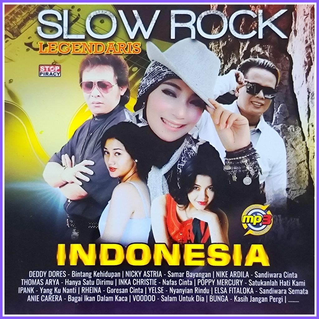 Kaset MP3 Audio 160 Lagu Pop Kenangan Slow Rock Campuran Album Seleksi Pilihan Legendaris