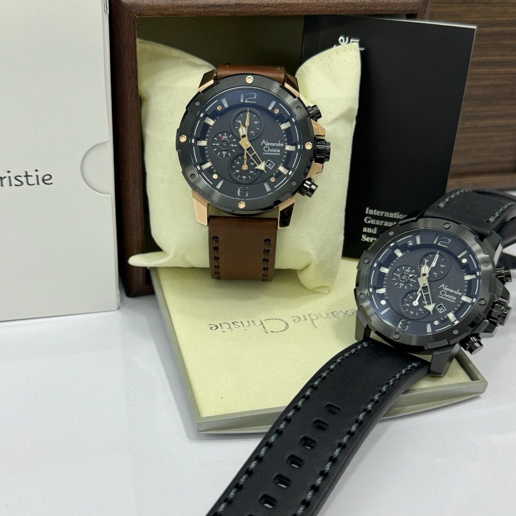 Jam Tangan Pria Alexandre Christie 6410 AC6410 AC 6410MC (ORIGINAL)