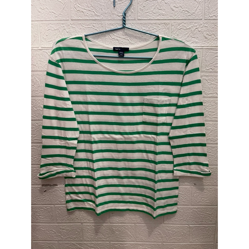 Kaos Lengan Panjang Cewek GAP Salur Second