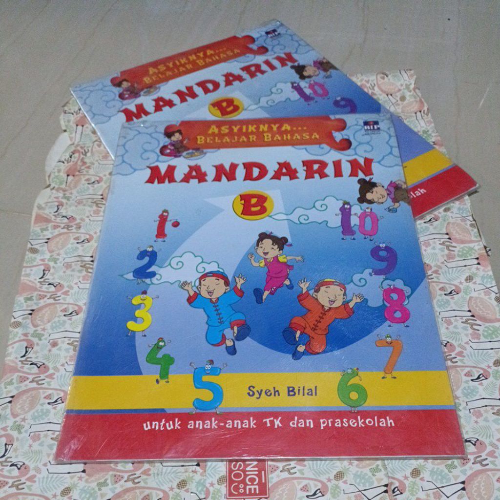 Buku Asyiknya Belajar Bahasa Mandarin B - untuk Anak anak TK dan prasekolah l