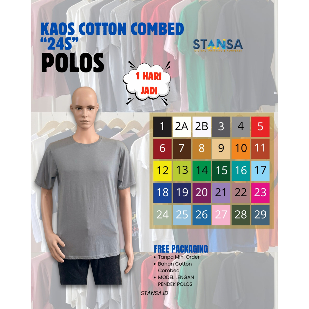 KAOS POLOS 24S