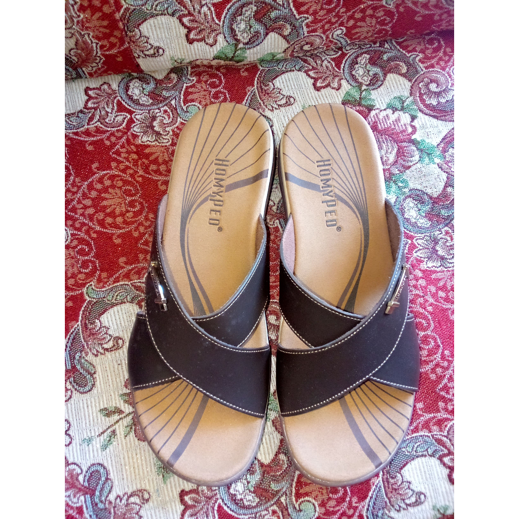 sendal wanita homyped altis kopi slop