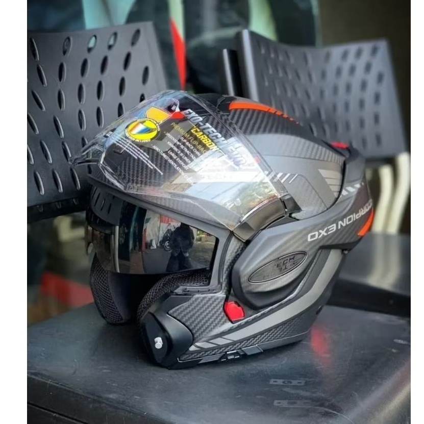 HELM SCORPION EXO TECH CARBON GENUS MODULAR
